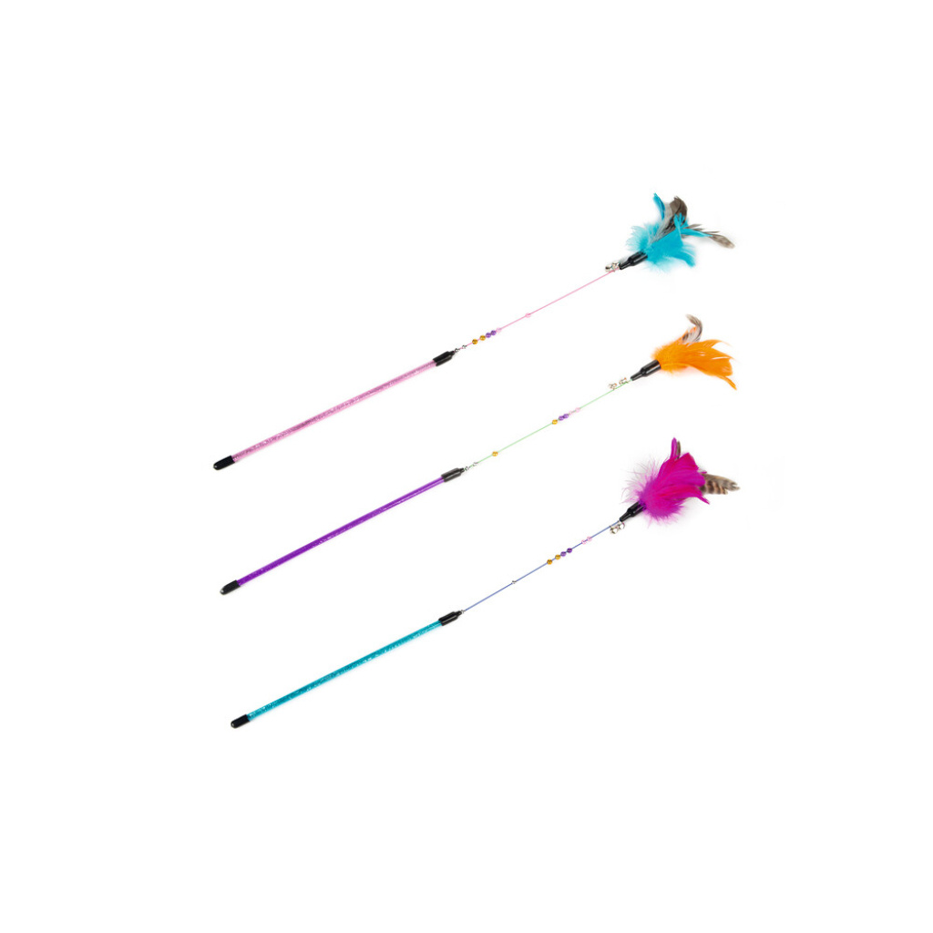 Beeztees Plumo Ucu Tüylü Kedi Oltası 50cm