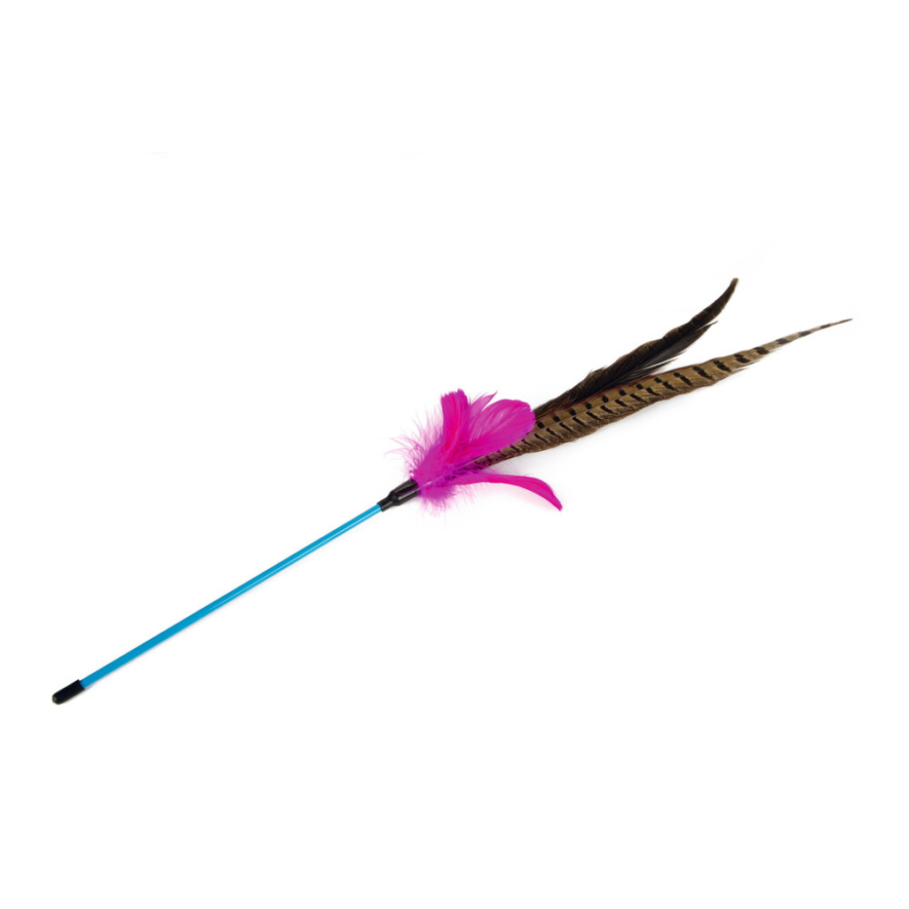 Beeztees Tickler Tüylü Uçlu Kedi Oltası 30x10x3cm