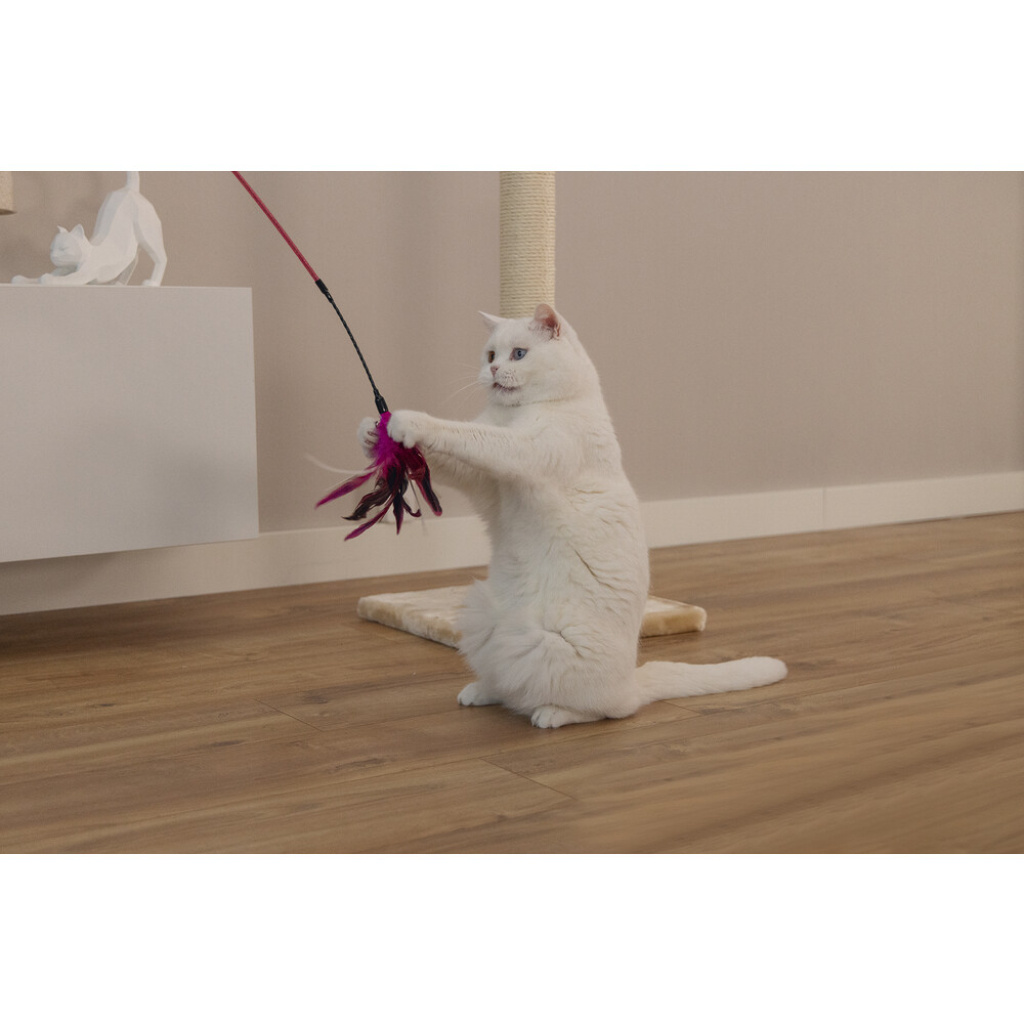 Beeztees Tüylü Uçlu Kedi Oltası 68cm