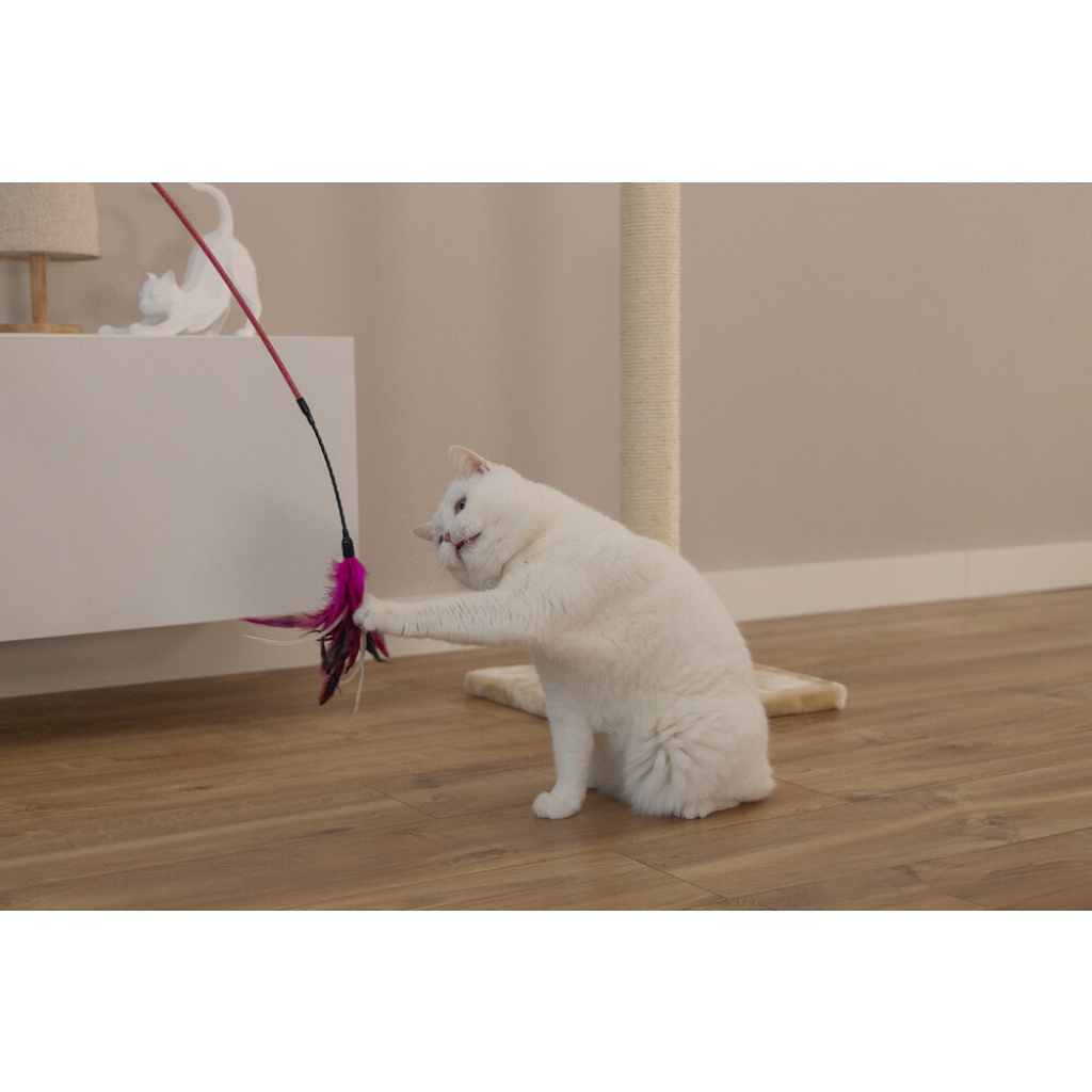 Beeztees Tüylü Uçlu Kedi Oltası 68cm