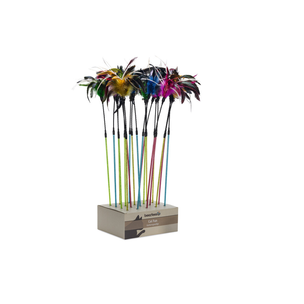 Beeztees Tüylü Uçlu Kedi Oltası 68cm