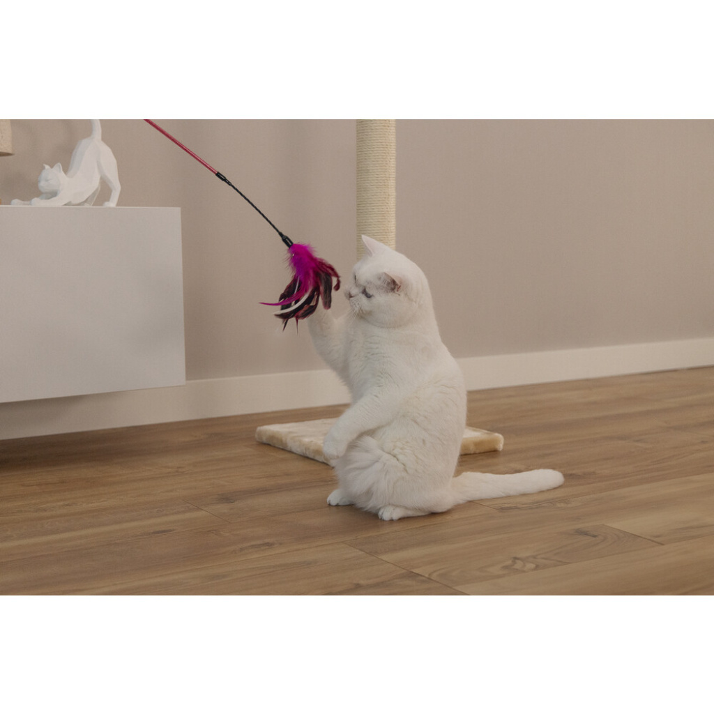 Beeztees Tüylü Uçlu Kedi Oltası 68cm