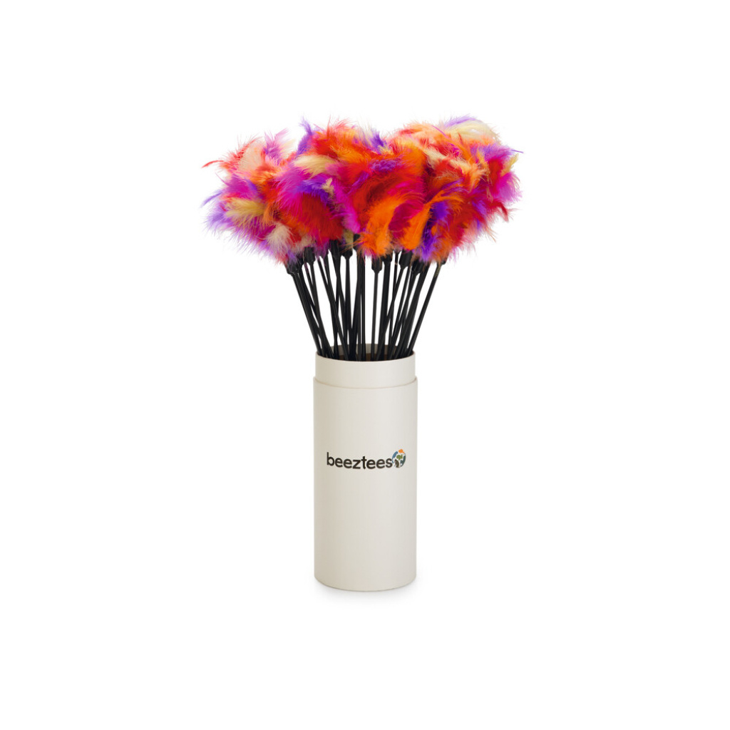 Beeztees Ticker Tüylü Uçlu Kedi Oltası 45cm