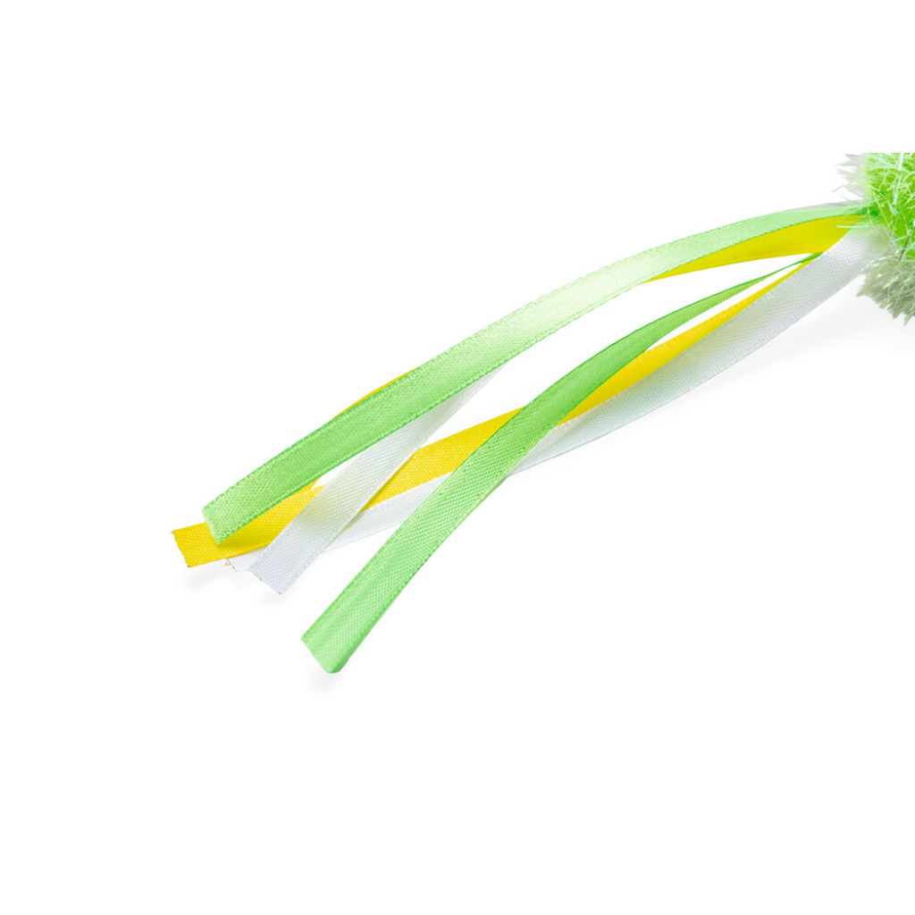 Beeztees Tüylü Top ve Kurdelalar Zilli Kedi Oltası 47cm