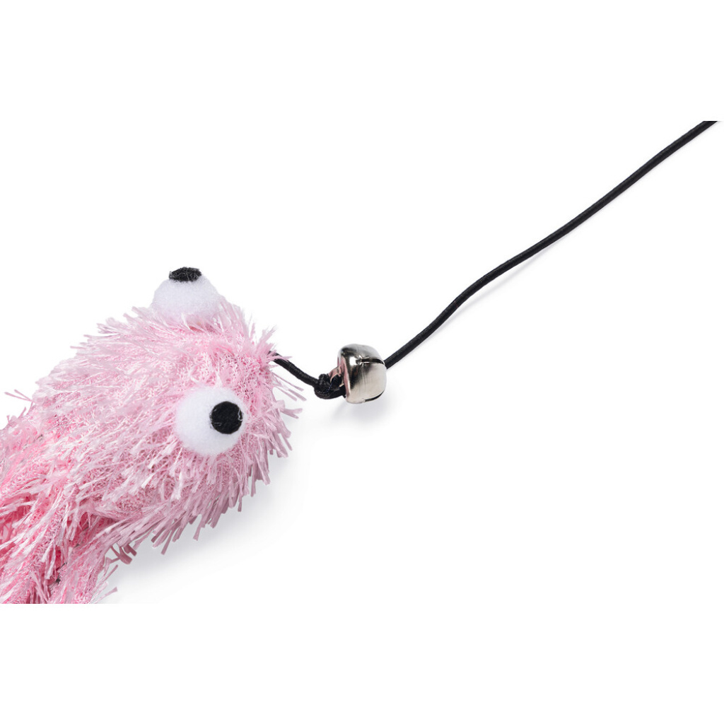 Beeztees Zilli Peluş Ahtapot Olta Kedi Oyuncağı 48cm (Karışık Renkli)