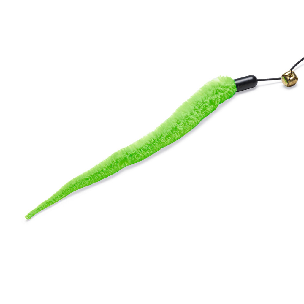 Beeztees Zilli Peluş Tırtıl Olta Kedi Oyuncağı 48cm (Karışık Renkli)