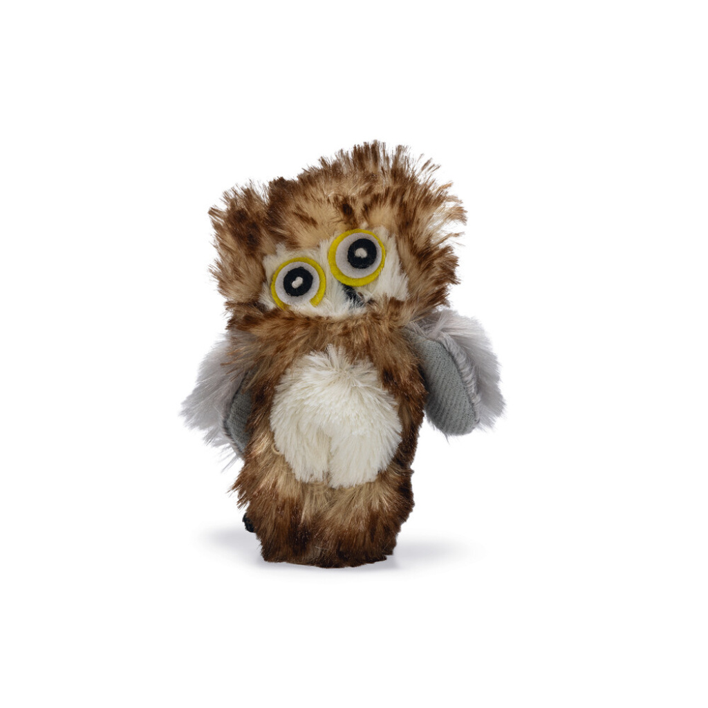 Beeztees Kediotu Toplu Peluş Baykuş Kedi Oyuncağı 9,5cm