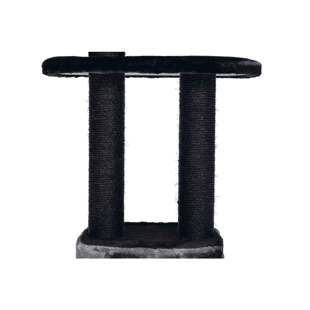 Beeztees Domica Kedi Tırmalama ve Oyun Evi 50x50x120cm (Siyah)