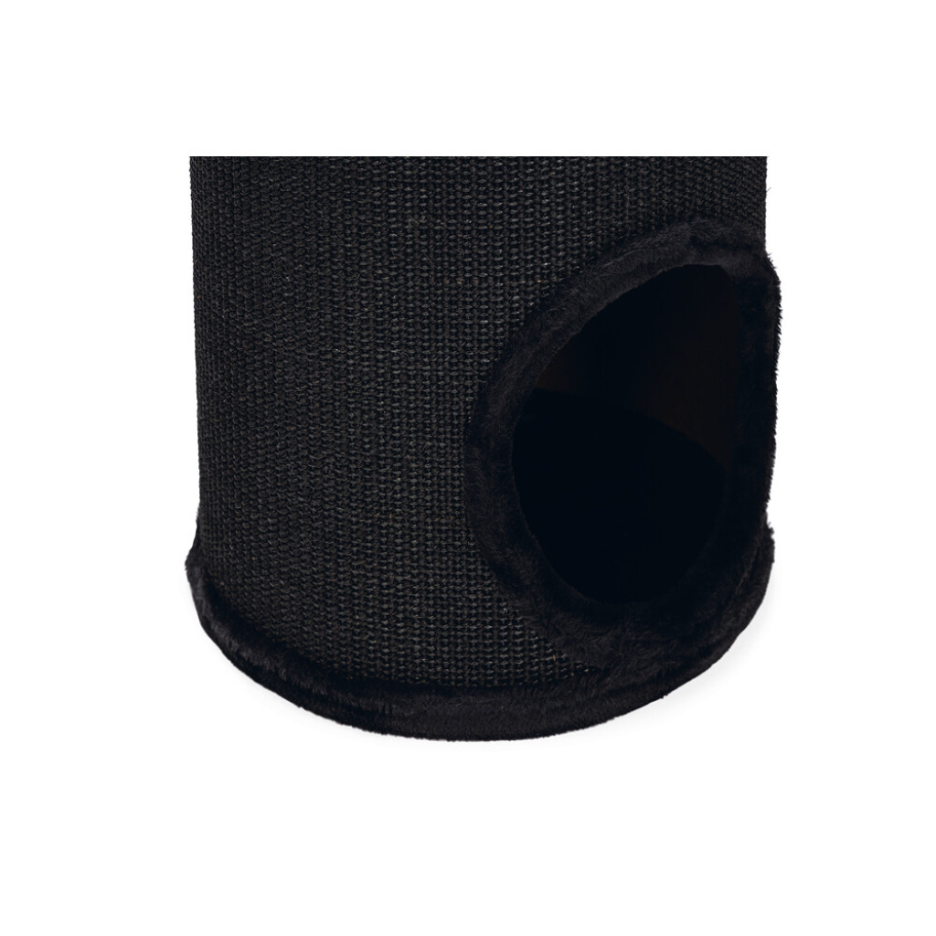 Beeztees Stina Kedi Tırmalama ve Oyun Evi 37x70cm (Siyah)