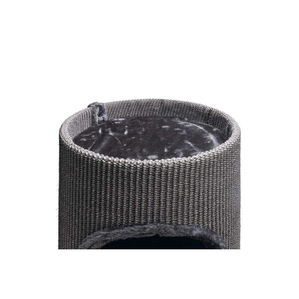 Beeztees Stina Kedi Tırmalama ve Oyun Evi 37x70cm (Gri)