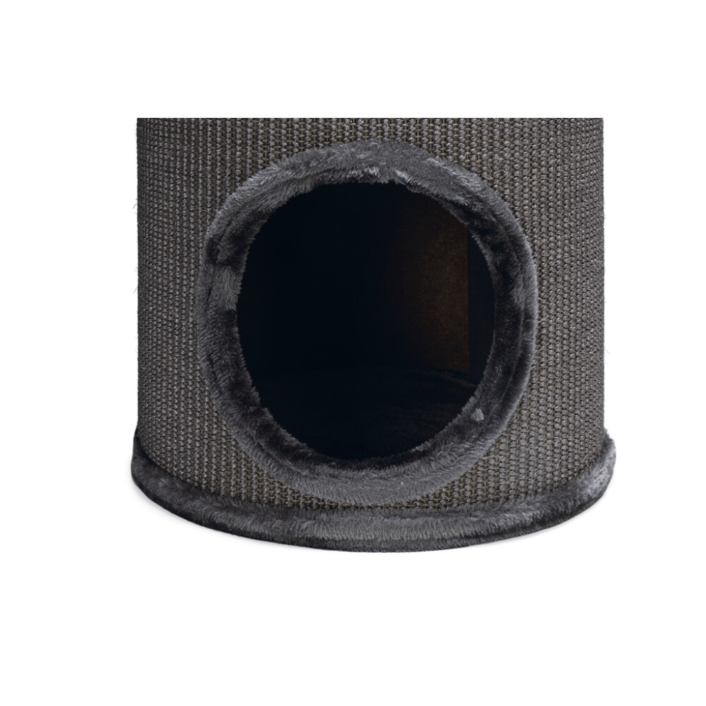 Beeztees Stina Kedi Tırmalama ve Oyun Evi 37x70cm (Gri)