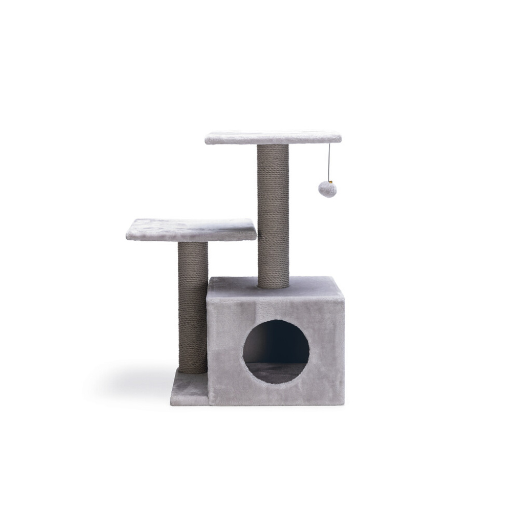 Beeztees Scratching Kedi Tırmalama Tahtası 45x34x70cm (Gri)