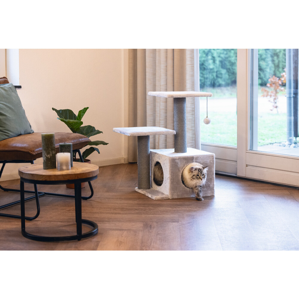 Beeztees Scratching Kedi Tırmalama Tahtası 45x34x70cm (Gri)