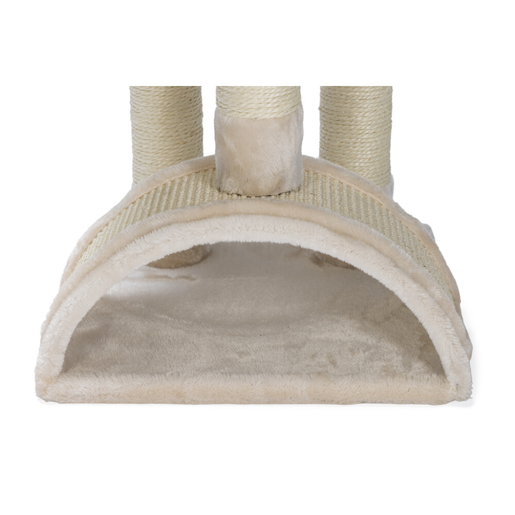 Beeztees Tanica Kedi Tırmalama Tahtası 35x35x82cm (Krem)