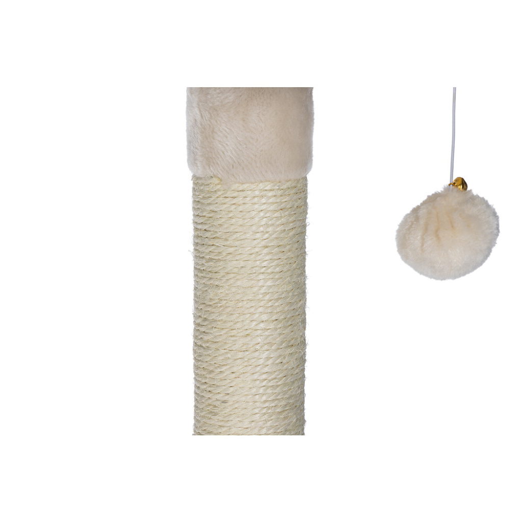 Beeztees Tanica Kedi Tırmalama Tahtası 35x35x82cm (Krem)