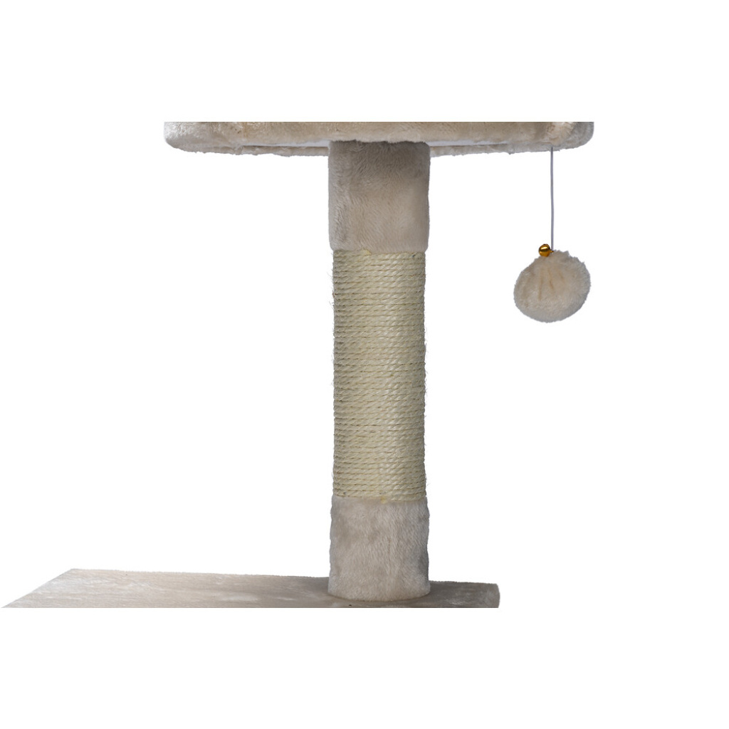 Beeztees Tanica Kedi Tırmalama Tahtası 35x35x82cm (Krem)