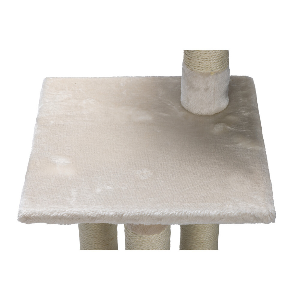 Beeztees Tanica Kedi Tırmalama Tahtası 35x35x82cm (Krem)