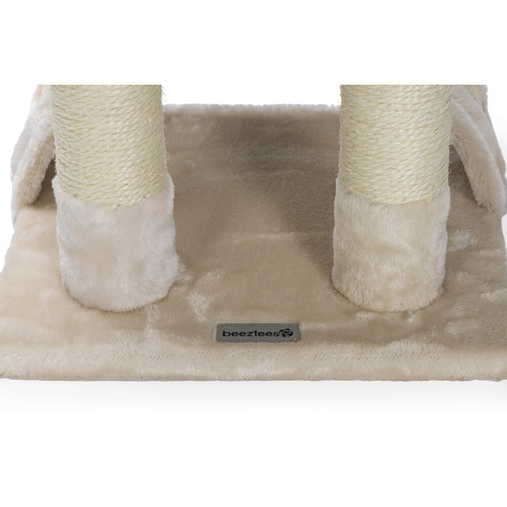 Beeztees Tanica Kedi Tırmalama Tahtası 35x35x82cm (Krem)