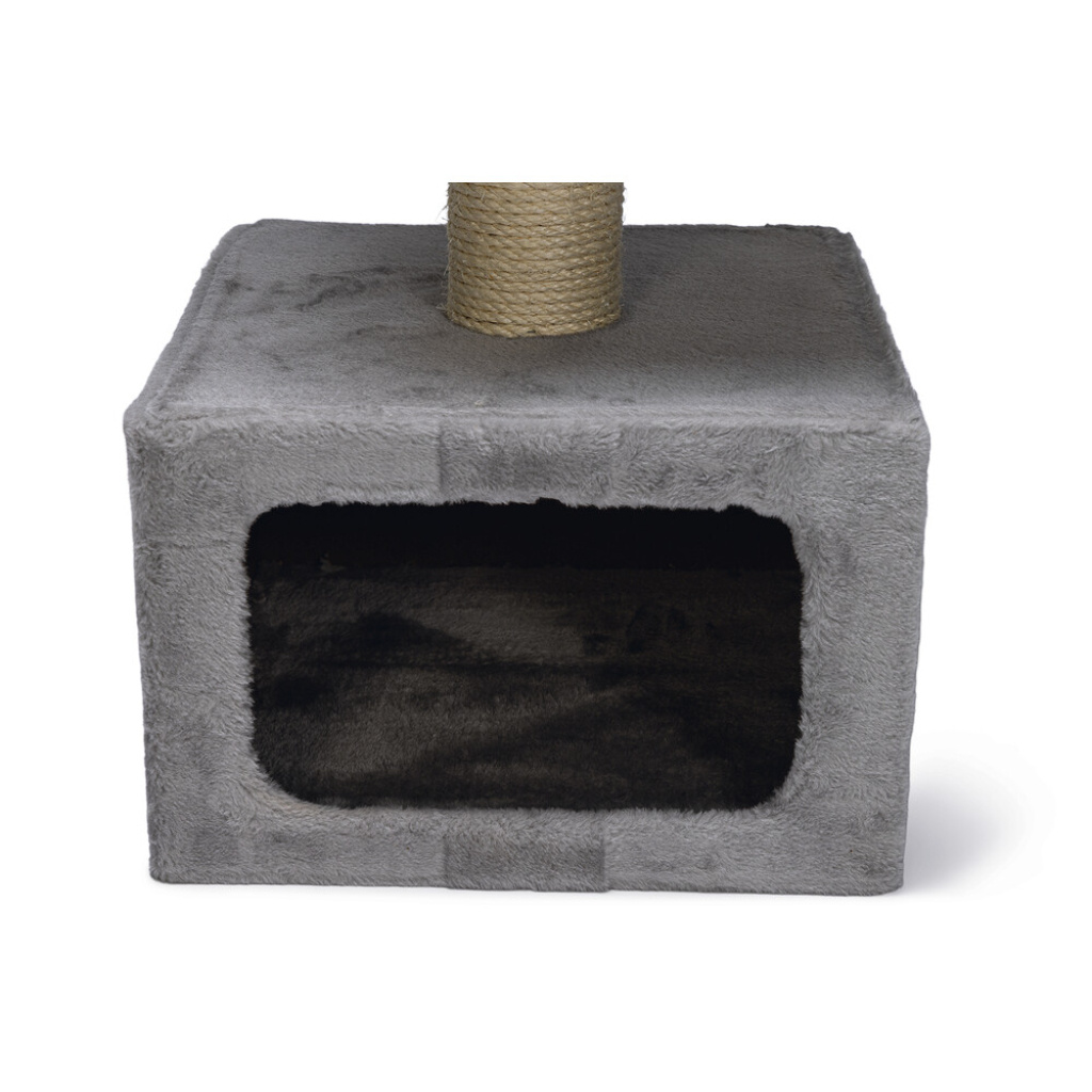 Beeztees Dora Kedi Tırmalama Tahtası 38x38x91cm (Gri)