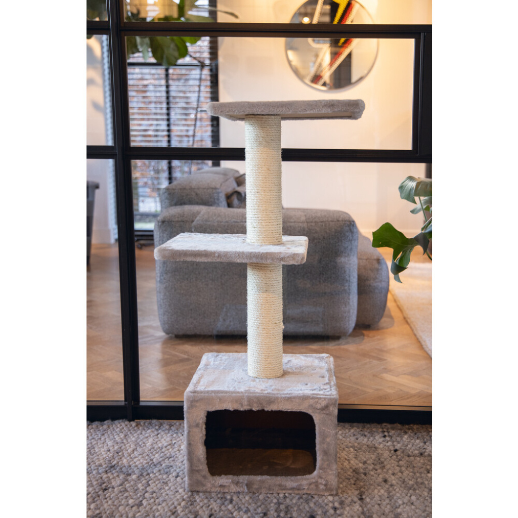 Beeztees Dora Kedi Tırmalama Tahtası 38x38x91cm (Gri)