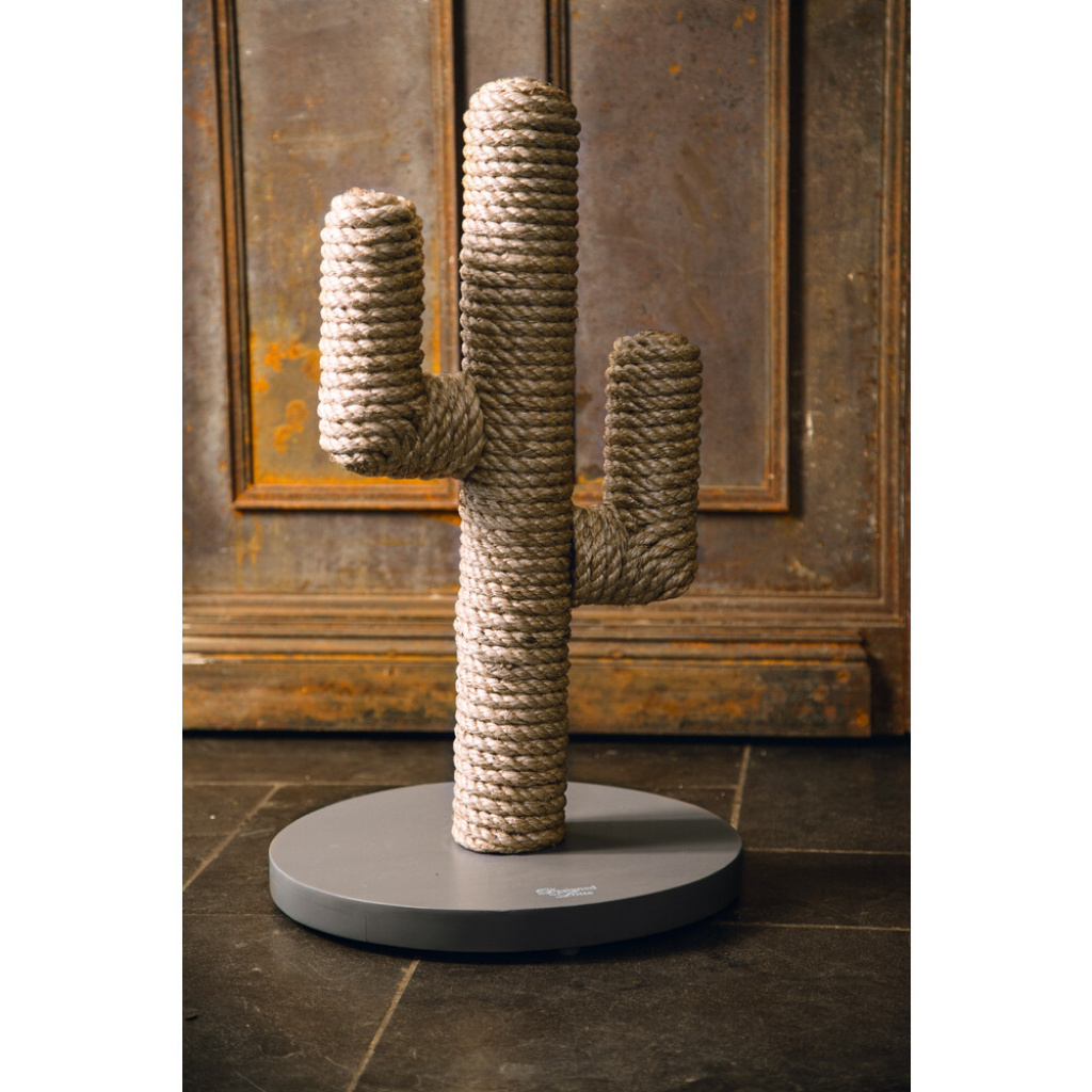 Beeztees Dbl Cactus Kedi Tırmalama Tahtası 35x35x60cm (Açık Kahverengi)