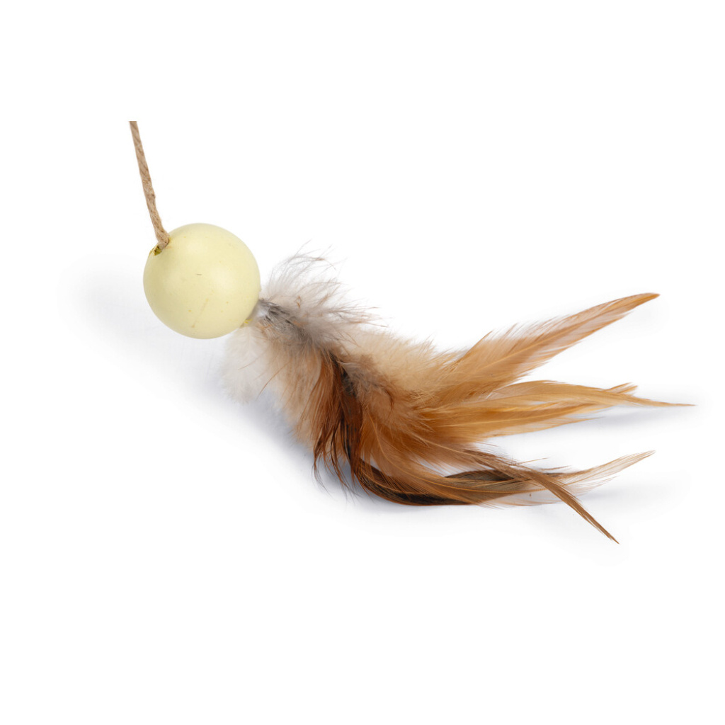 Beeztees Dbl Wiggly Kedi Tırmalama Tahtası ve Oyuncağı 29,5x29,5x20cm