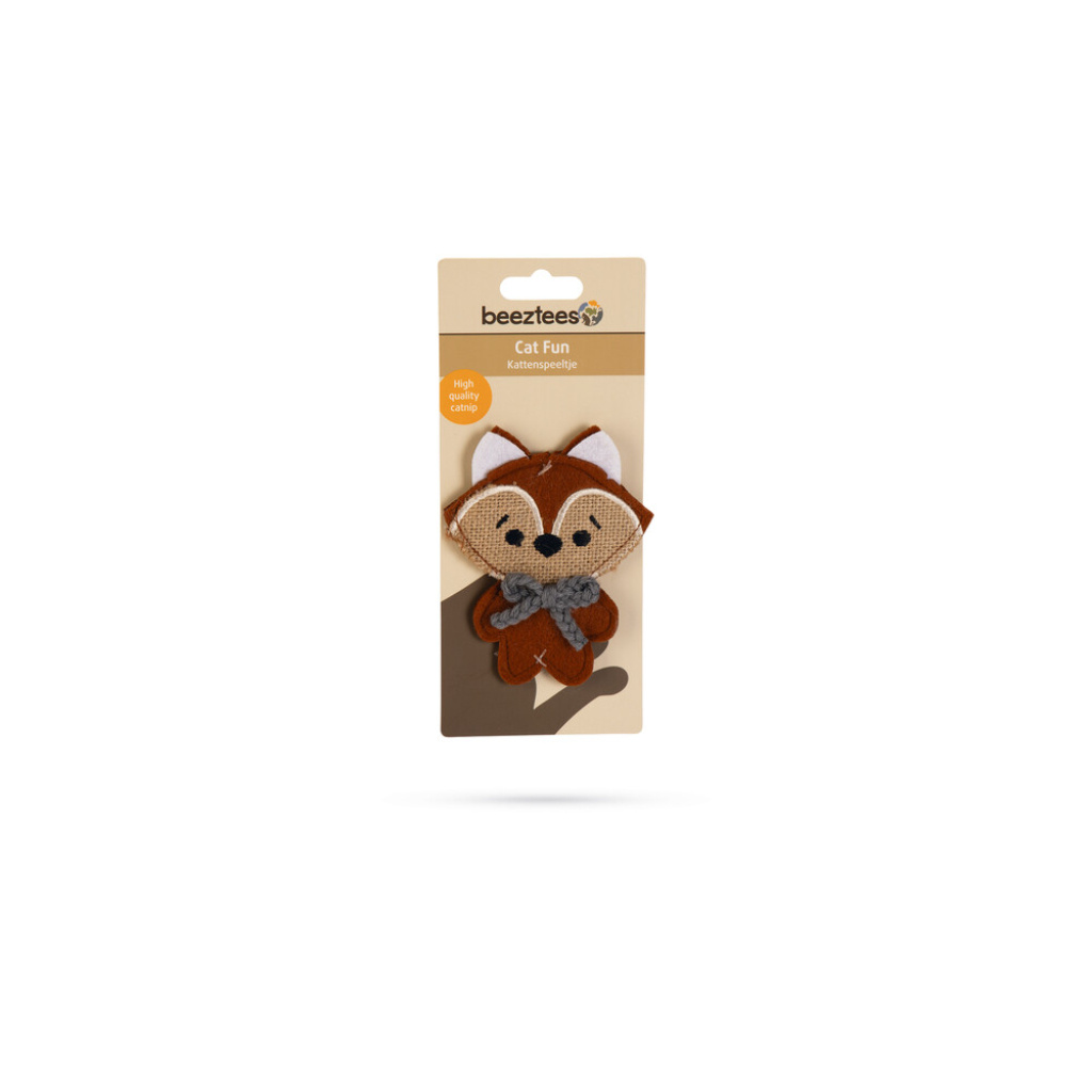 Beeztees Kedi Otlu Tilki Kedi Oyuncağı 11x9cm (Kırmızı)