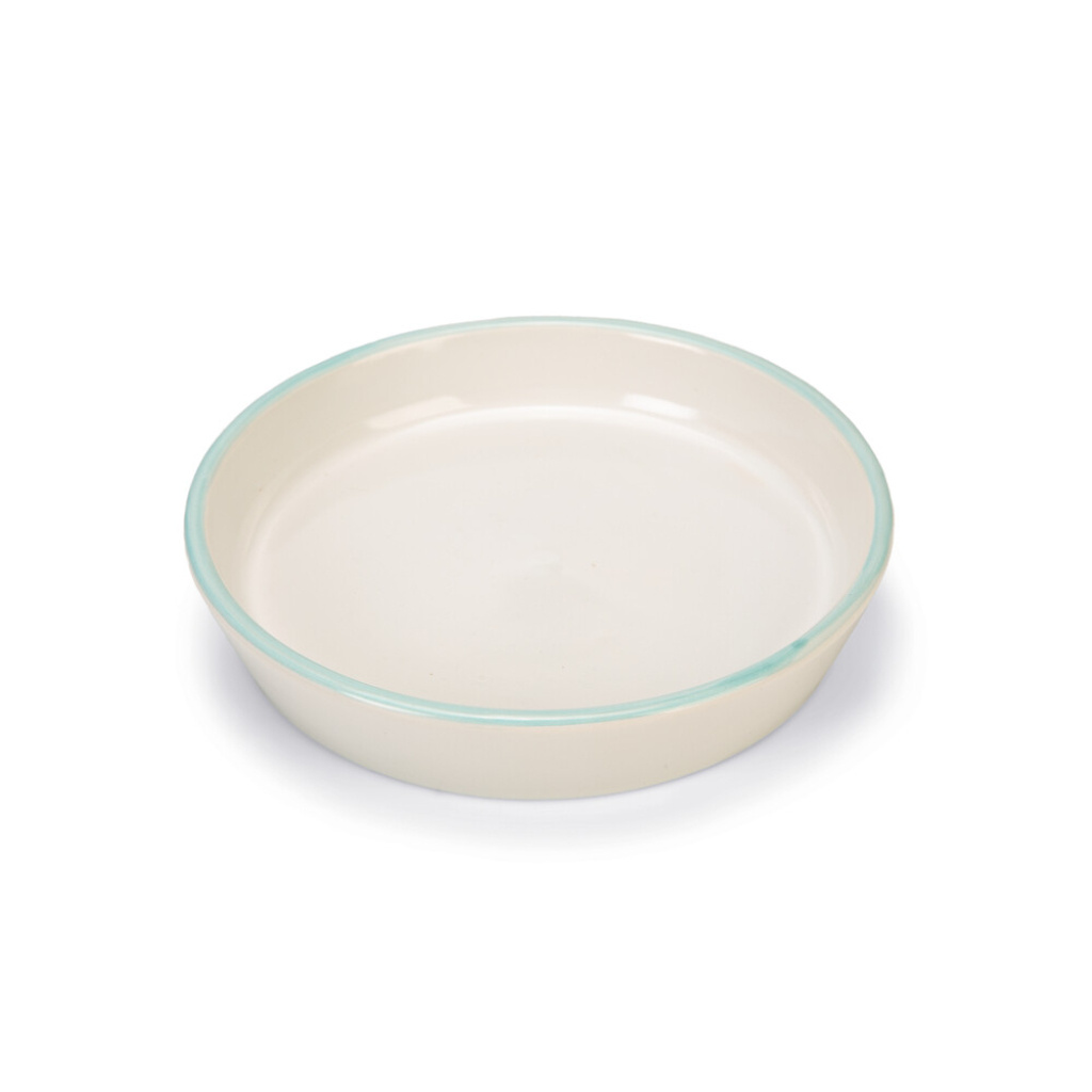 Beeztees Zina Seramik Yavru Kedi Mama Su Kabı 17,5x3,5cm (Gri)