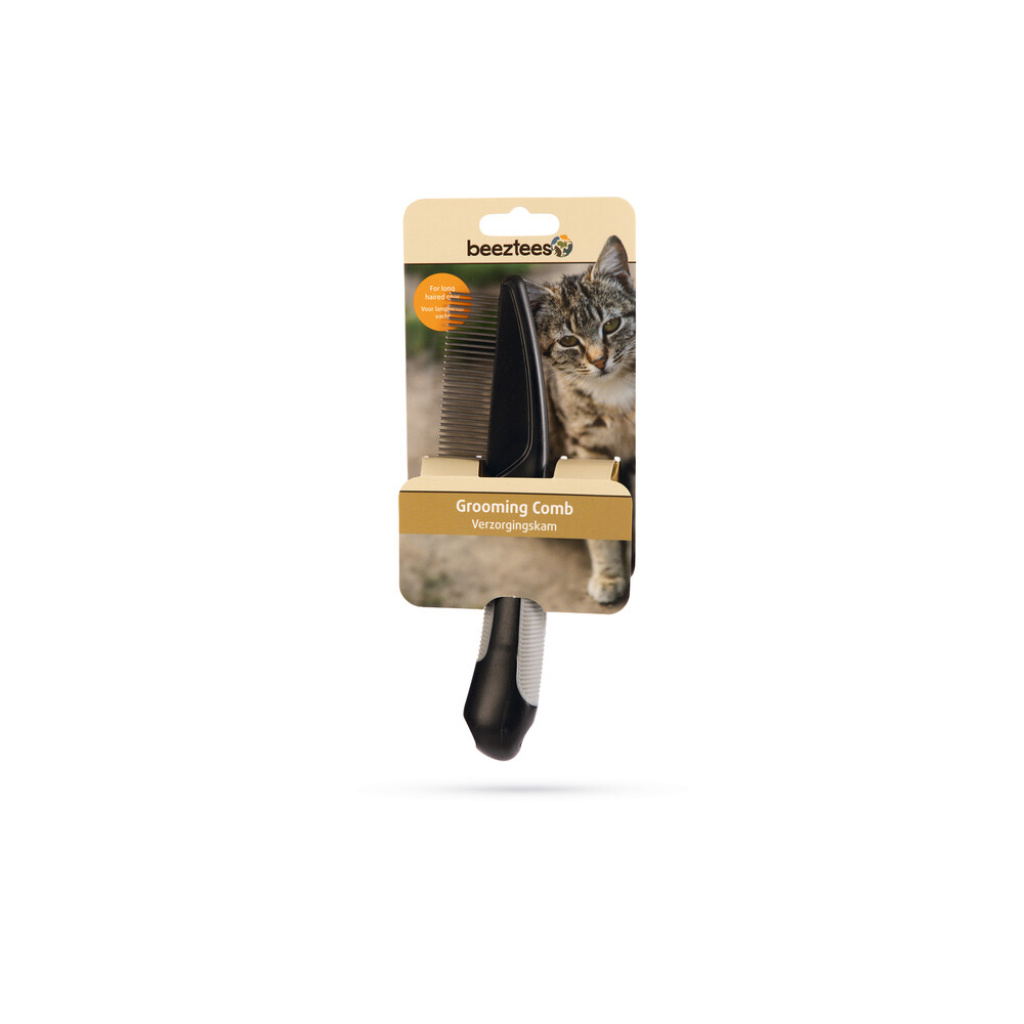 Beeztees Grooming Combs Uzun Tüylü Kedi Tarağı 21cm (Siyah)