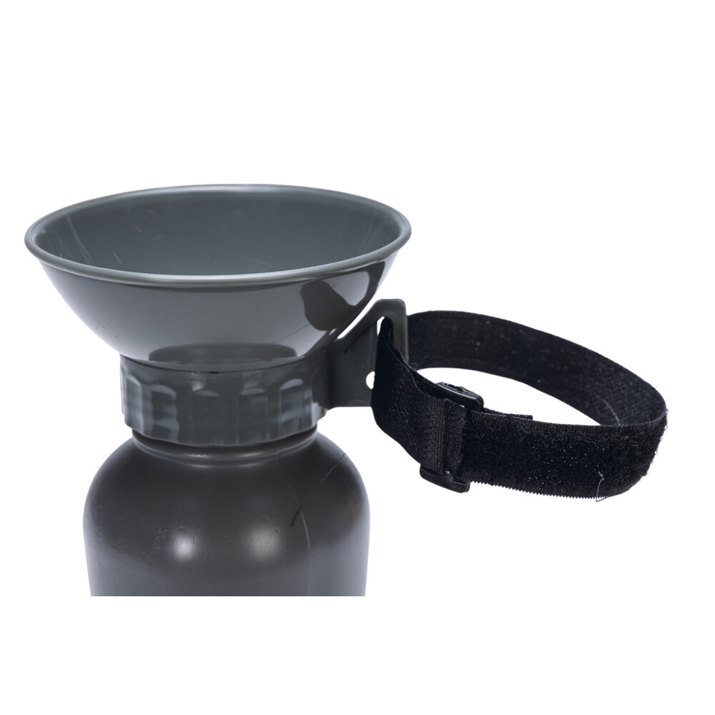 Beeztees Köpek Seyahat Su Şişesi 20x10,5x10,5cm 550ml (Gri)