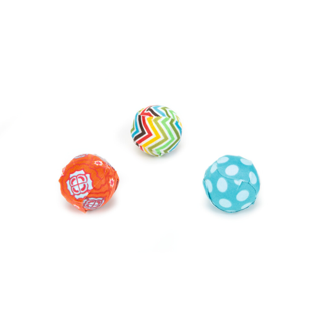 Beeztees Bolinas Kumaş Top Kedi Oyuncağı 4cm (3 Adet)