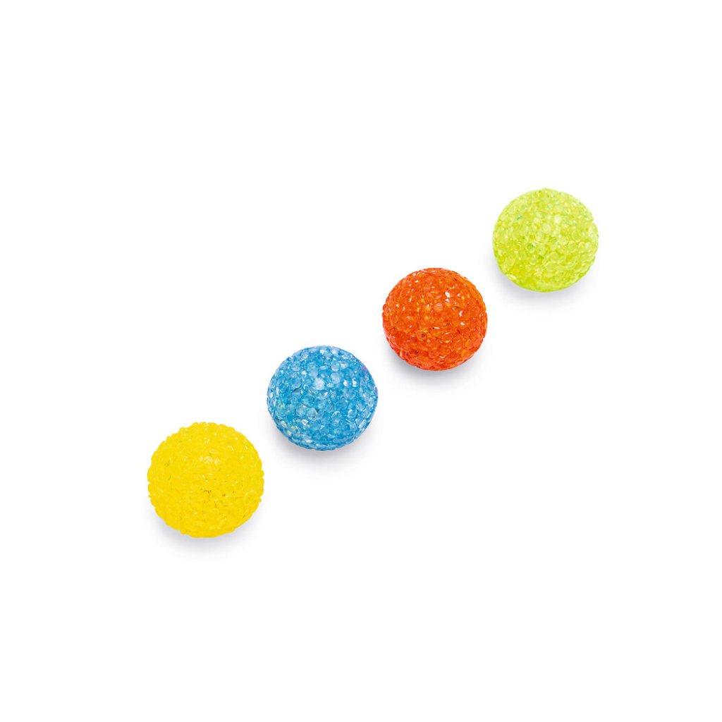 Beeztees Glitter Ball Plastik Top Kedi Oyuncağı 4cm (2 Adet)