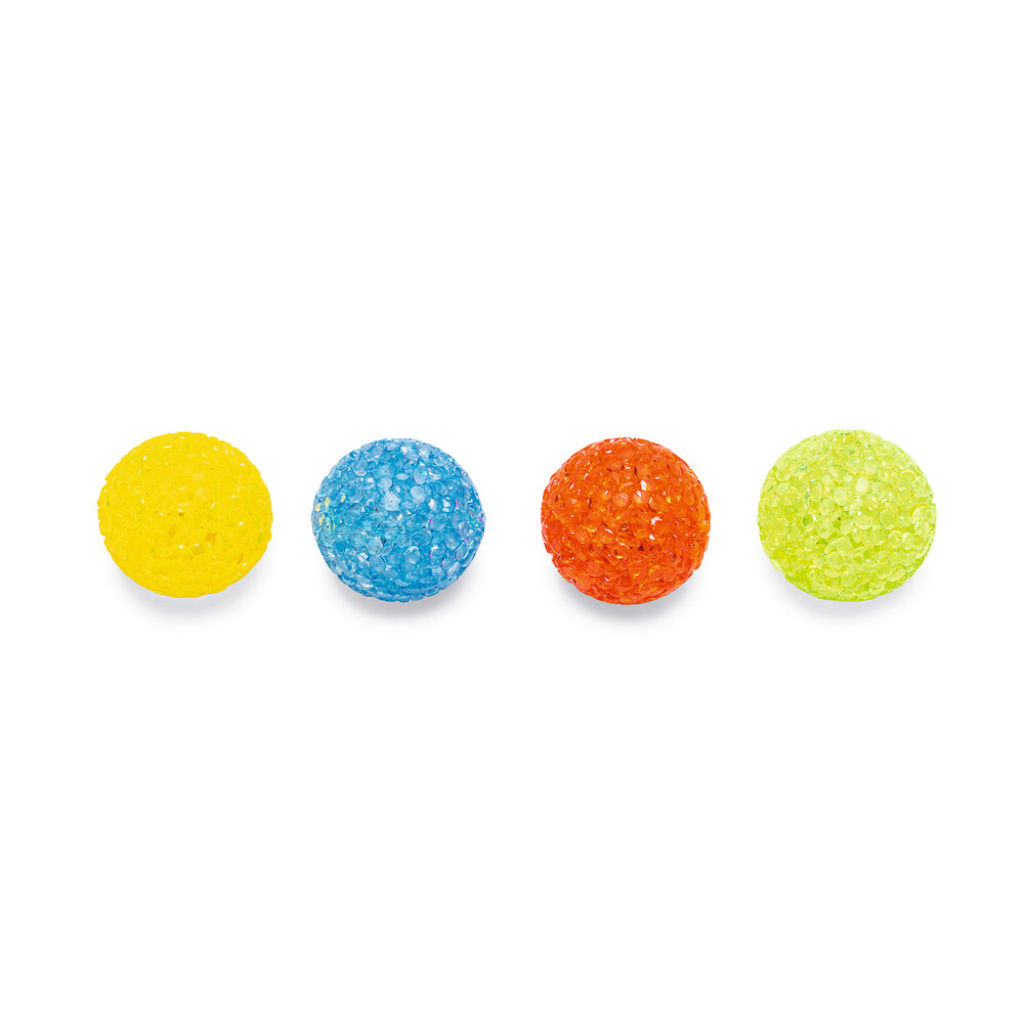 Beeztees Glitter Ball Plastik Top Kedi Oyuncağı 4cm (2 Adet)