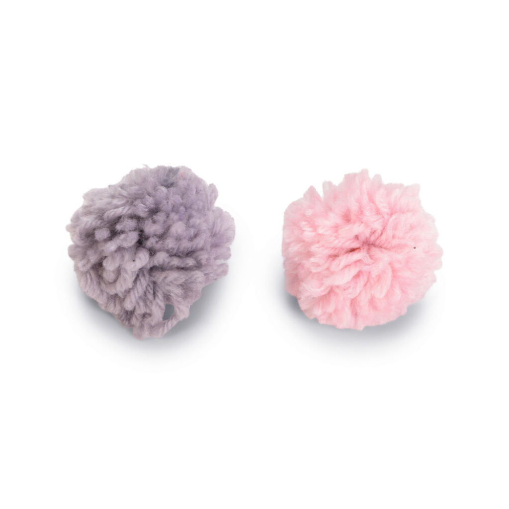Beeztees Orco Polyester Yün Top Kedi Oyuncağı 4cm (Pembe)