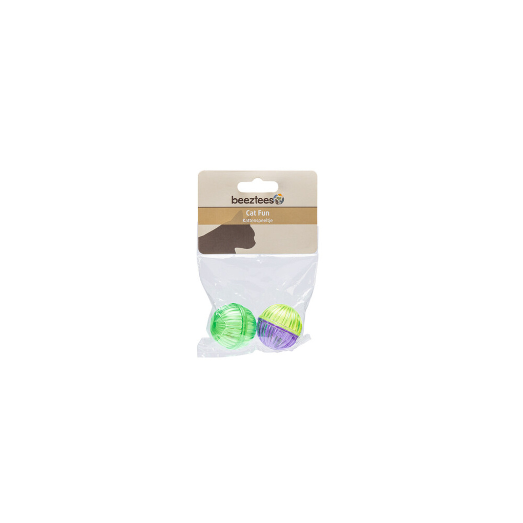 Beeztees Sesli Top ve Boncuklar Kedi Oyuncağı 4cm