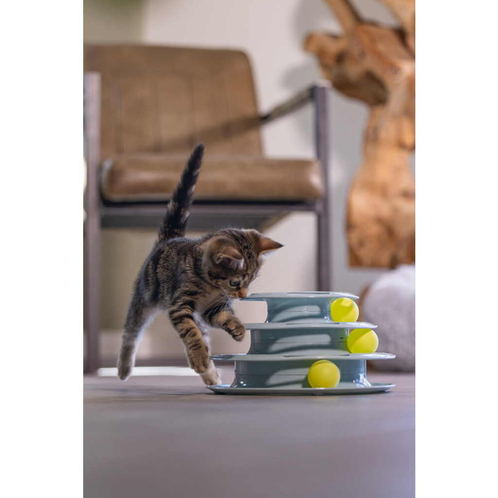 Beeztees Plastik 3 Katlı Toplu Yavru Kedi Oyuncağı 25x25x13cm