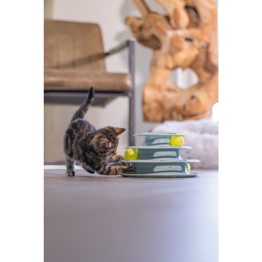 Beeztees Plastik 3 Katlı Toplu Yavru Kedi Oyuncağı 25x25x13cm