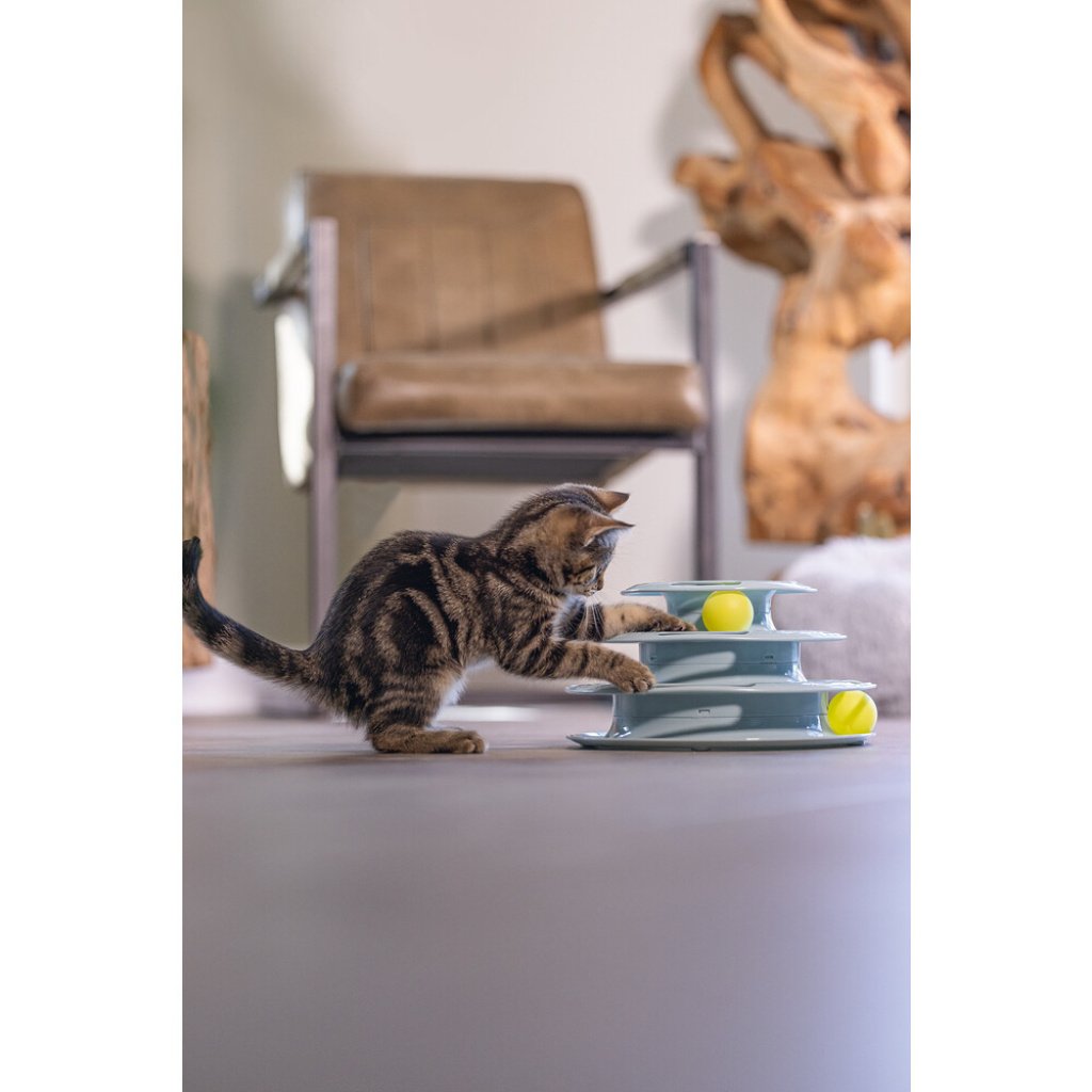 Beeztees Plastik 3 Katlı Toplu Yavru Kedi Oyuncağı 25x25x13cm