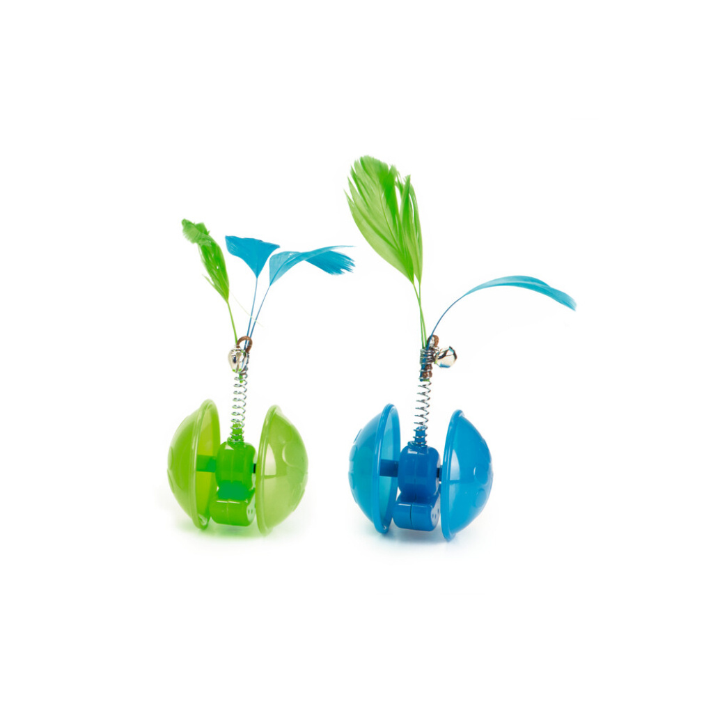 Beeztees Rolly Bolly Hareketli Tüylü Top Kedi Oyuncağı 5cm