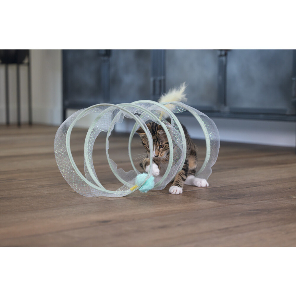 Beeztees Gabi Spiral Yavru Kedi Tüneli 60x25x25cm