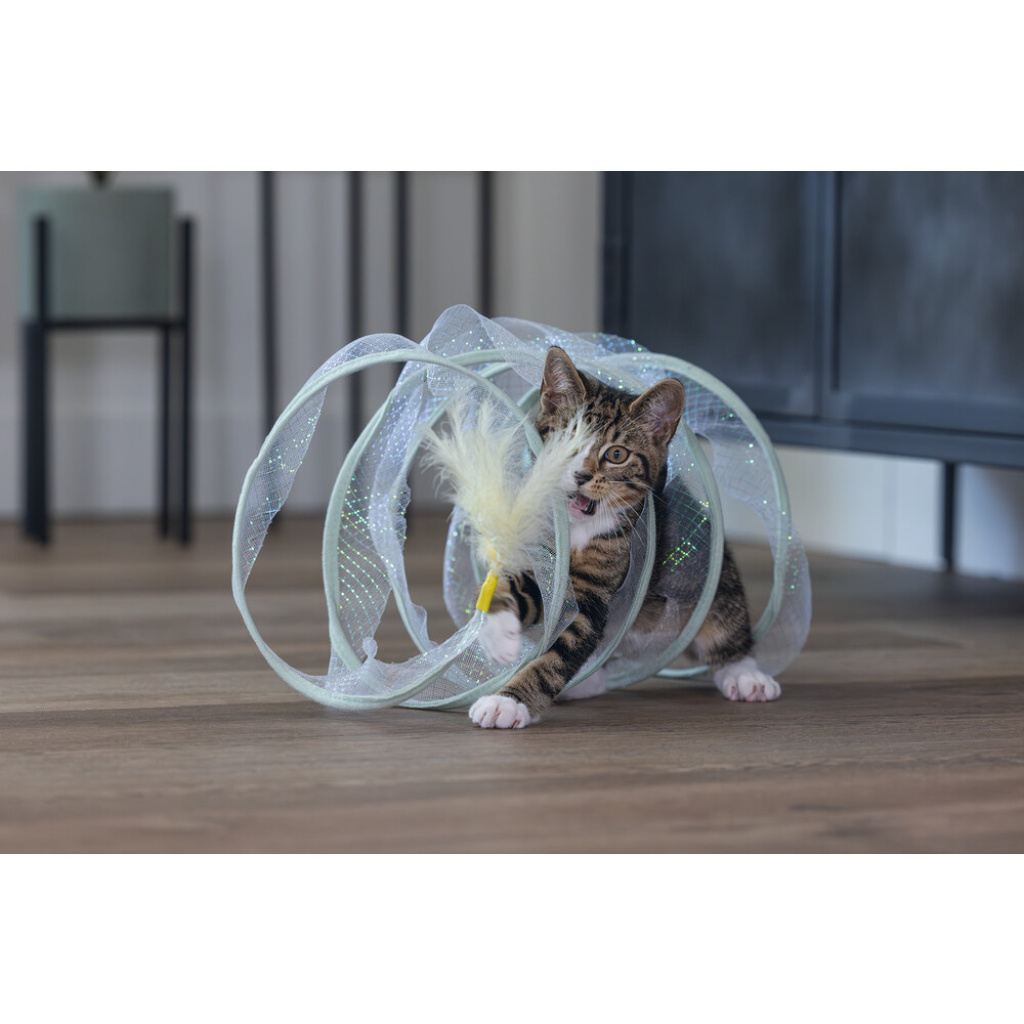 Beeztees Gabi Spiral Yavru Kedi Tüneli 60x25x25cm