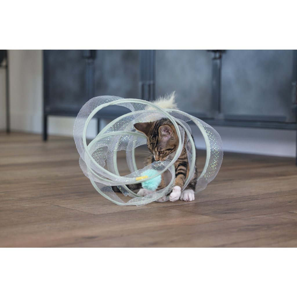 Beeztees Gabi Spiral Yavru Kedi Tüneli 60x25x25cm