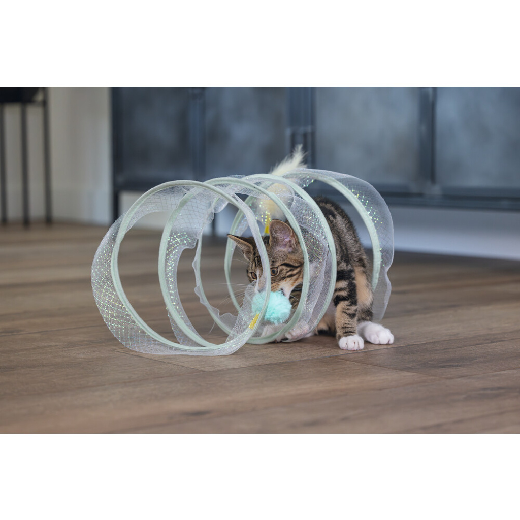 Beeztees Gabi Spiral Yavru Kedi Tüneli 60x25x25cm
