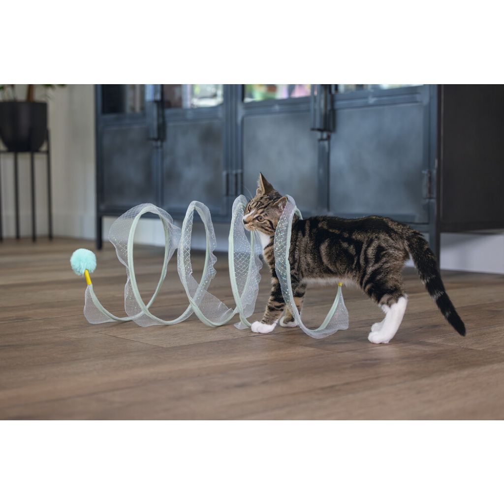 Beeztees Gabi Spiral Yavru Kedi Tüneli 60x25x25cm