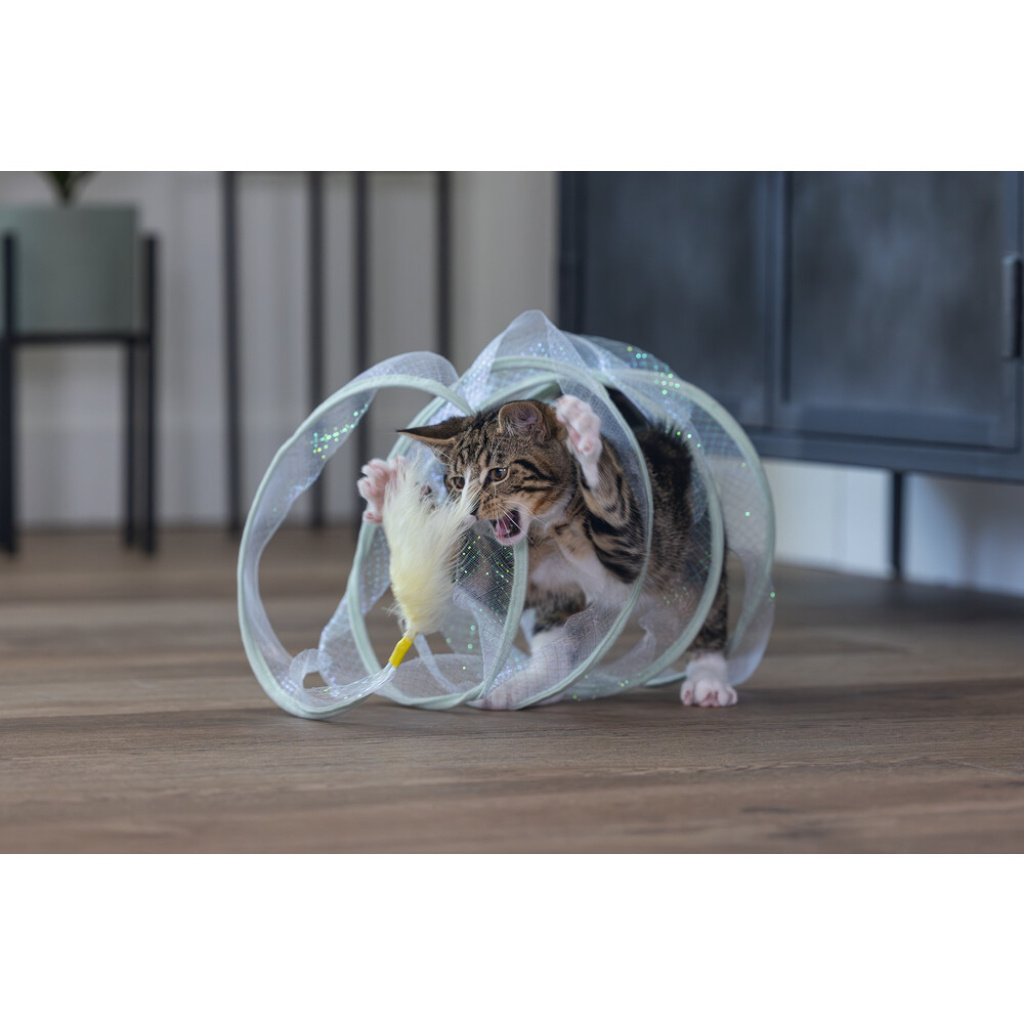Beeztees Gabi Spiral Yavru Kedi Tüneli 60x25x25cm