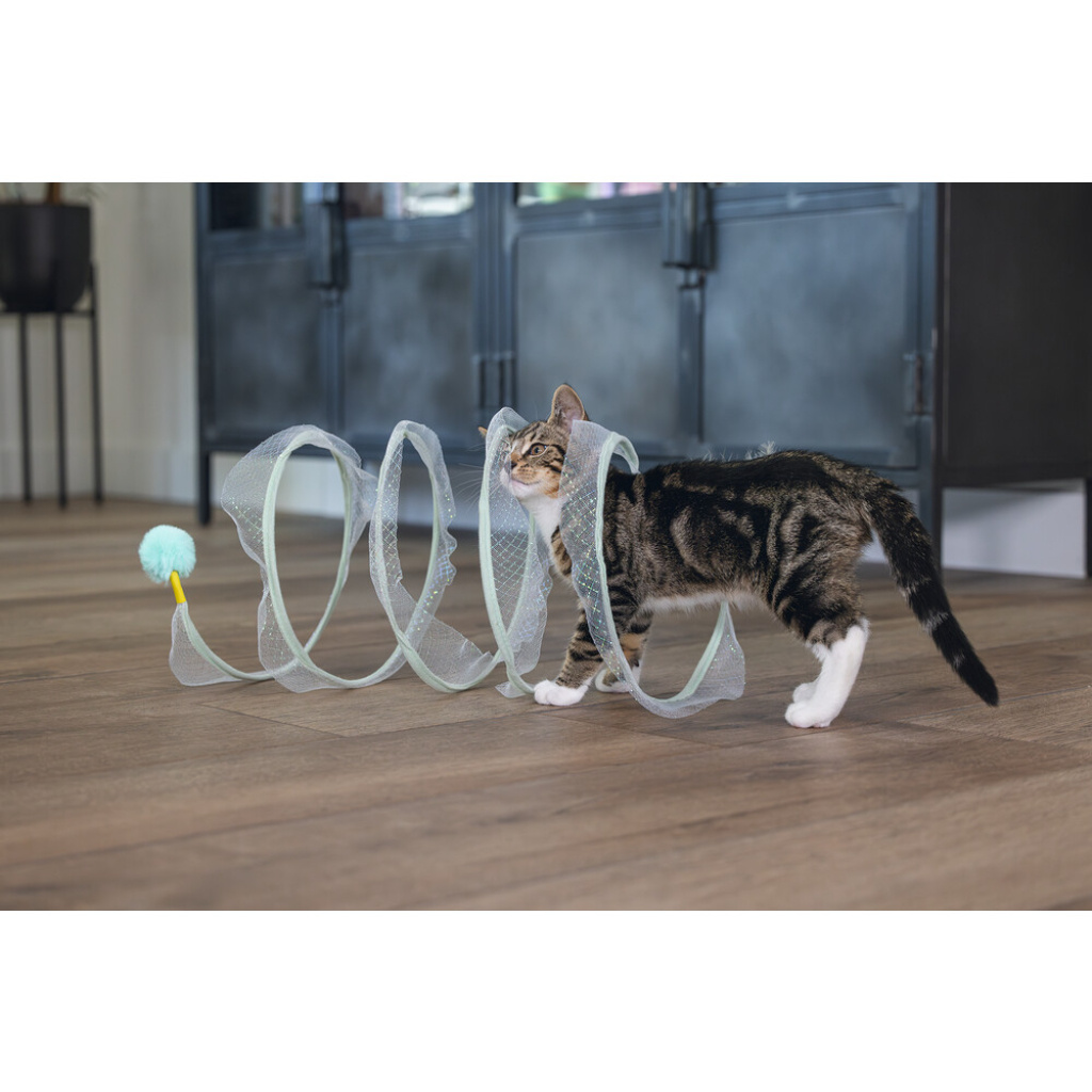 Beeztees Gabi Spiral Yavru Kedi Tüneli 60x25x25cm