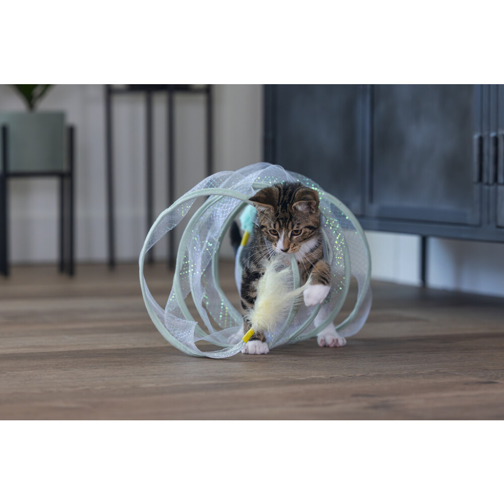 Beeztees Gabi Spiral Yavru Kedi Tüneli 60x25x25cm