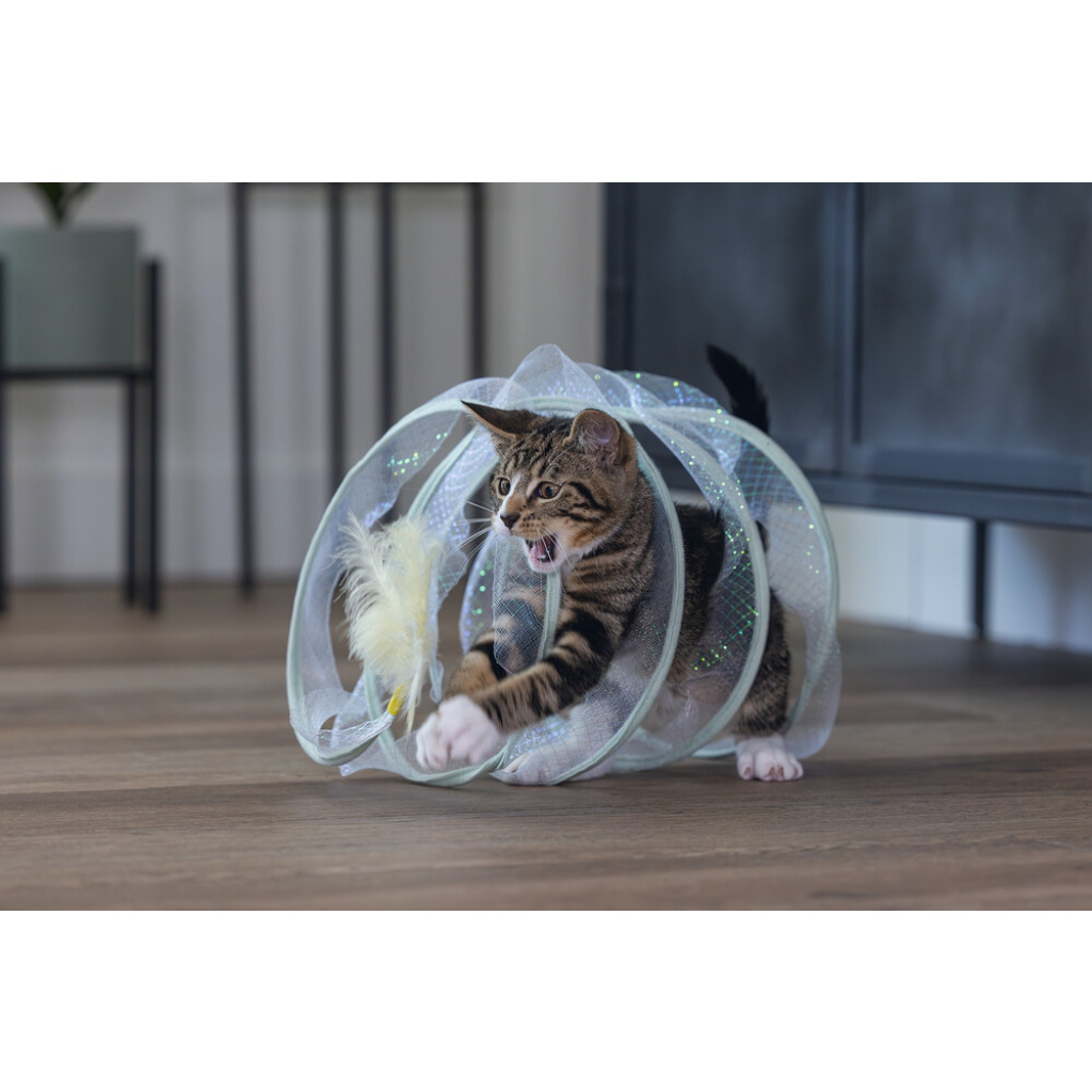 Beeztees Gabi Spiral Yavru Kedi Tüneli 60x25x25cm