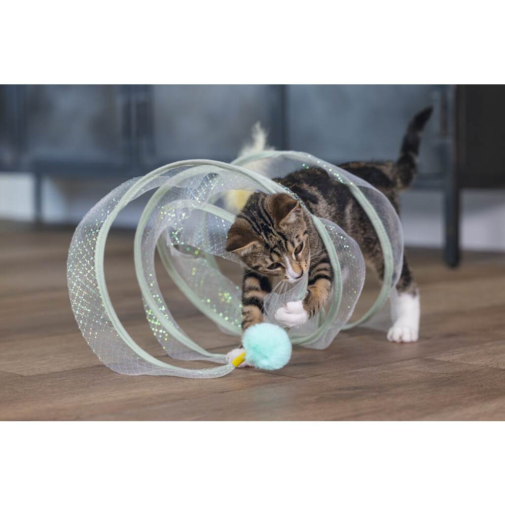 Beeztees Gabi Spiral Yavru Kedi Tüneli 60x25x25cm