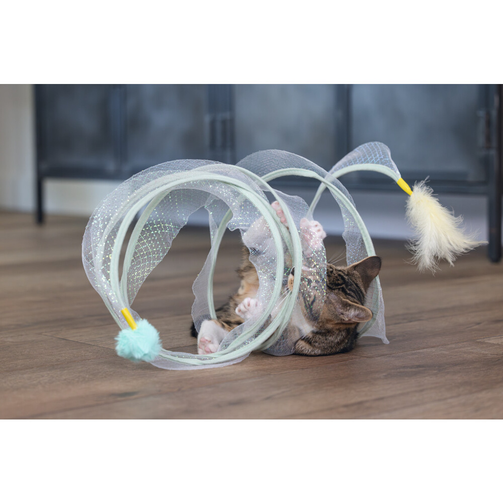 Beeztees Gabi Spiral Yavru Kedi Tüneli 60x25x25cm